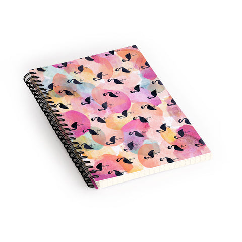 Hello Sayang Dance Like A Flamingo Spiral Notebook