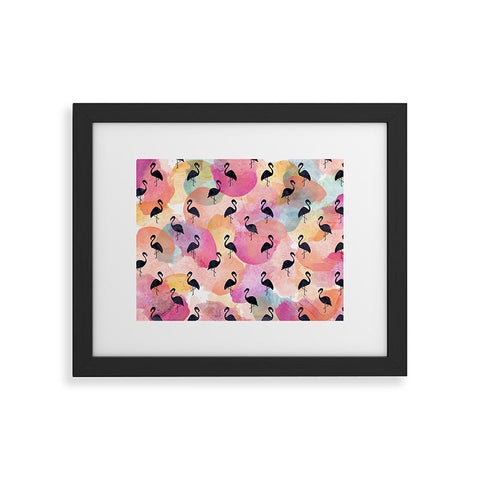 Hello Sayang Dance Like A Flamingo Framed Art Print