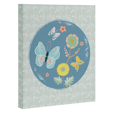 Hello Sayang Dancing Butterflies Art Canvas