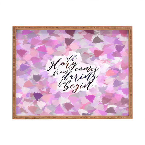 Hello Sayang Daring to Begin Rectangular Tray