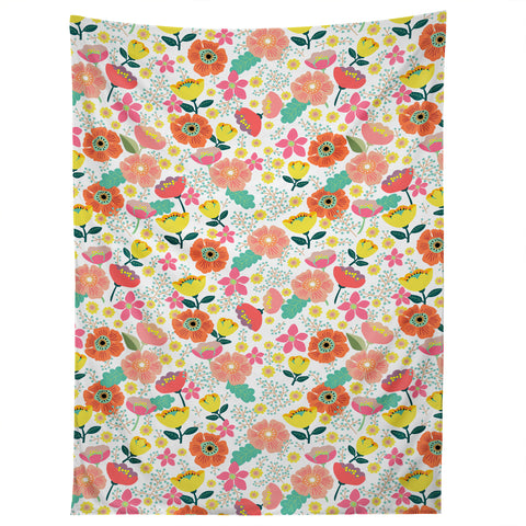 Hello Sayang Day Wild Flowers Tapestry
