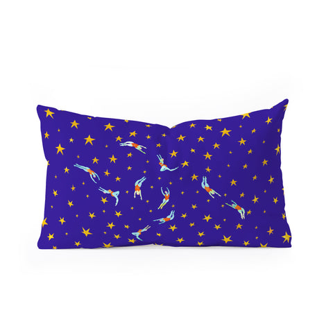 Hello Sayang Defy Gravity Oblong Throw Pillow