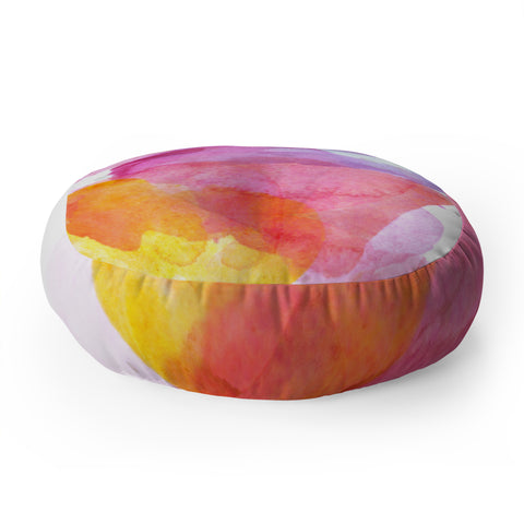 Hello Sayang Do Small Things With Great Love Floor Pillow Round