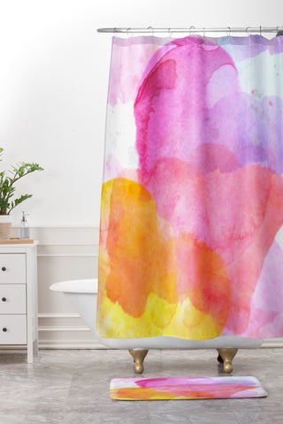 Hello Sayang Do Small Things With Great Love Shower Curtain And Mat