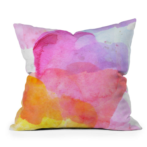 Hello Sayang Do Small Things With Great Love Throw Pillow