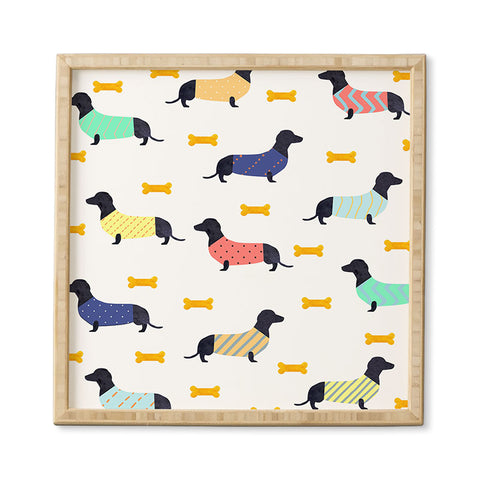 Hello Sayang Doggies Framed Wall Art