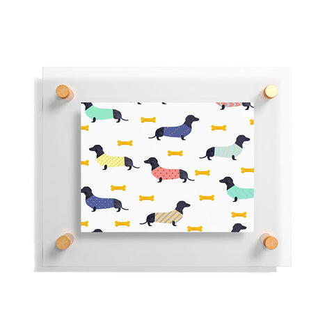 Hello Sayang Doggies Floating Acrylic Print
