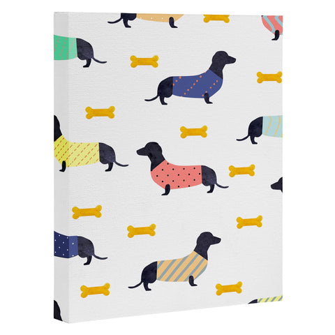 Hello Sayang Doggies Art Canvas