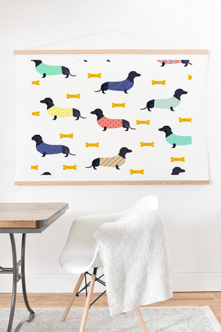 Hello Sayang Doggies Art Print And Hanger