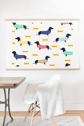 Hello Sayang Doggies Art Print And Hanger