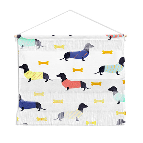 Hello Sayang Doggies Wall Hanging Landscape