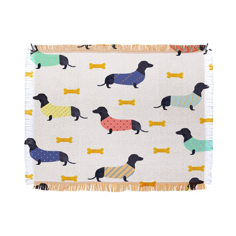 Hello Sayang Doggies Throw Blanket