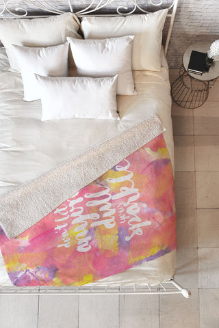 Hello Sayang Dont Let Anyone Dull Your Sparkle Fleece Throw Blanket