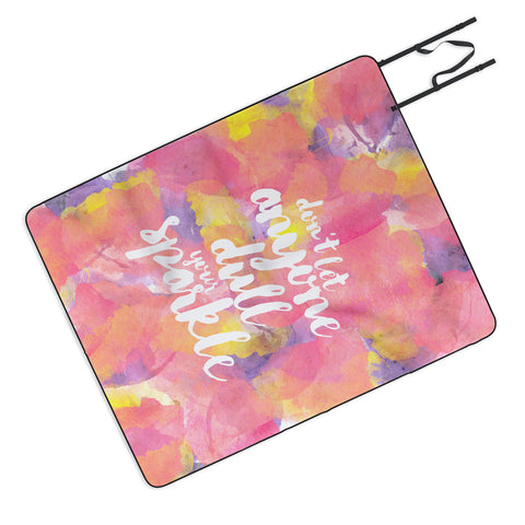 Hello Sayang Dont Let Anyone Dull Your Sparkle Picnic Blanket