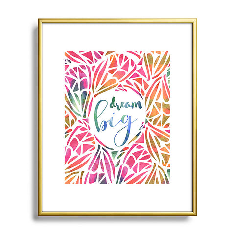 Hello Sayang Dream Big Summer Days Metal Framed Art Print