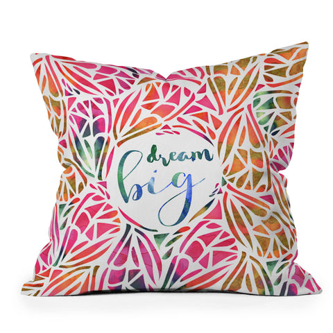 Hello Sayang Dream Big Summer Days Throw Pillow