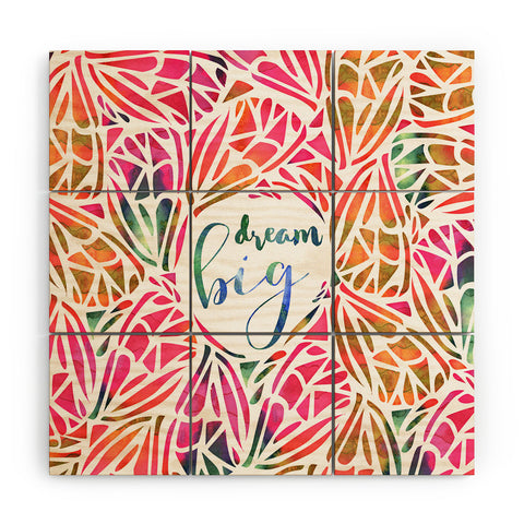 Hello Sayang Dream Big Summer Days Wood Wall Mural