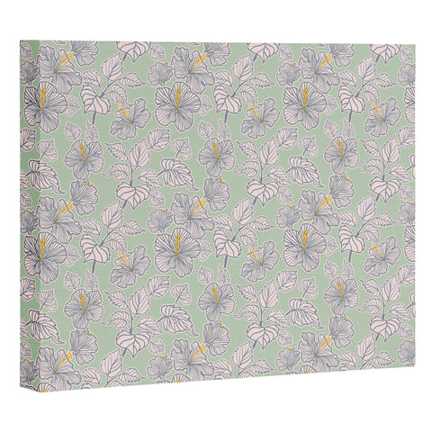 Hello Sayang Dreamy Hibiscus Art Canvas