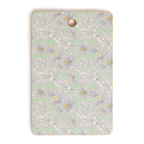 Hello Sayang Dreamy Hibiscus Cutting Board Rectangle