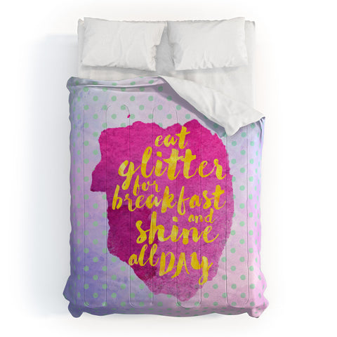 Hello Sayang Eat Glitter for Breakfast Comforter