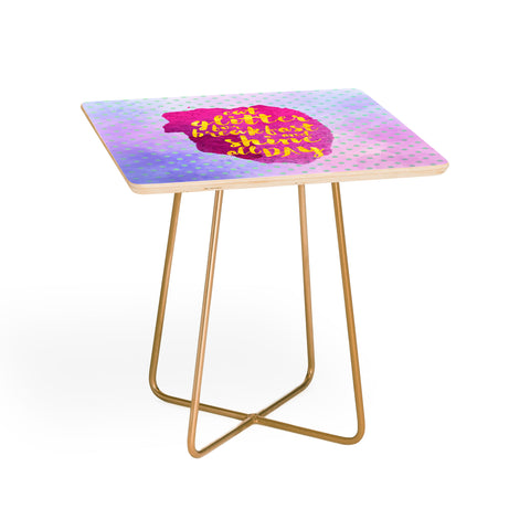 Hello Sayang Eat Glitter for Breakfast Side Table