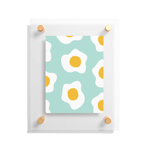 Hello Sayang Eggcellent Blue Eggs Floating Acrylic Print