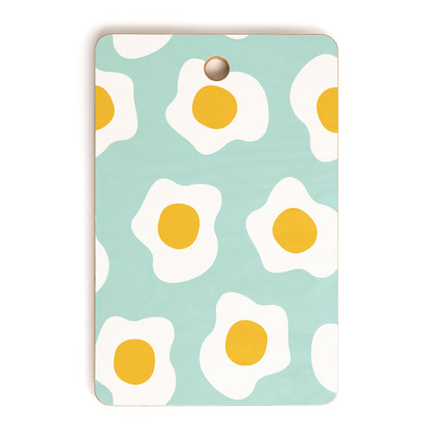 Hello Sayang Eggcellent Blue Eggs Cutting Board Rectangle