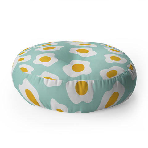Hello Sayang Eggcellent Blue Eggs Floor Pillow Round