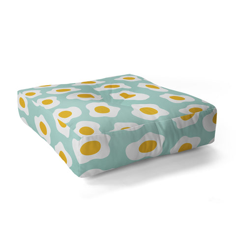 Hello Sayang Eggcellent Blue Eggs Floor Pillow Square