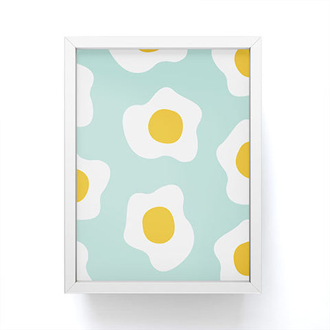 Hello Sayang Eggcellent Blue Eggs Framed Mini Art Print