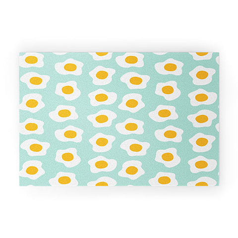 Hello Sayang Eggcellent Blue Eggs Welcome Mat