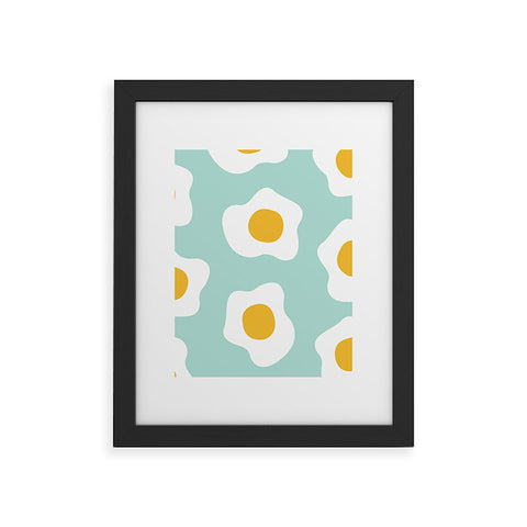 Hello Sayang Eggcellent Blue Eggs Framed Art Print