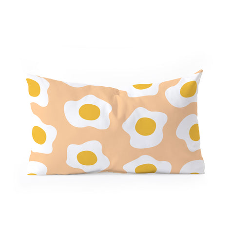 Hello Sayang Eggcellent Day For Eggs Oblong Throw Pillow