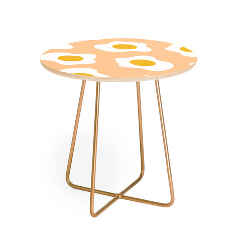 Hello Sayang Eggcellent Day For Eggs Round Side Table