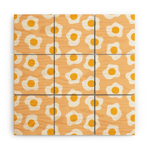 Hello Sayang Eggcellent Day For Eggs Wood Wall Mural