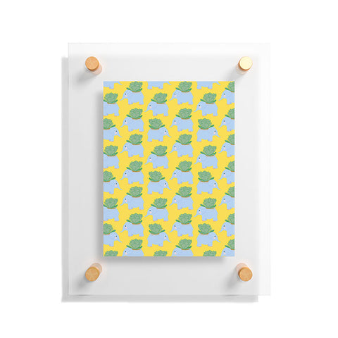 Hello Sayang Elephant Planter Floating Acrylic Print