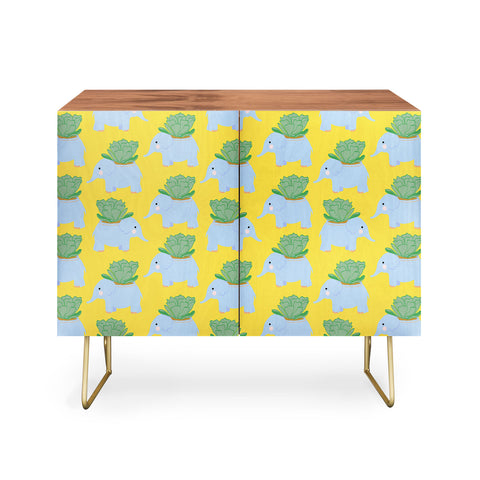 Hello Sayang Elephant Planter Credenza