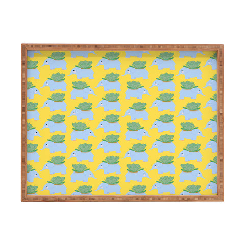 Hello Sayang Elephant Planter Rectangular Tray