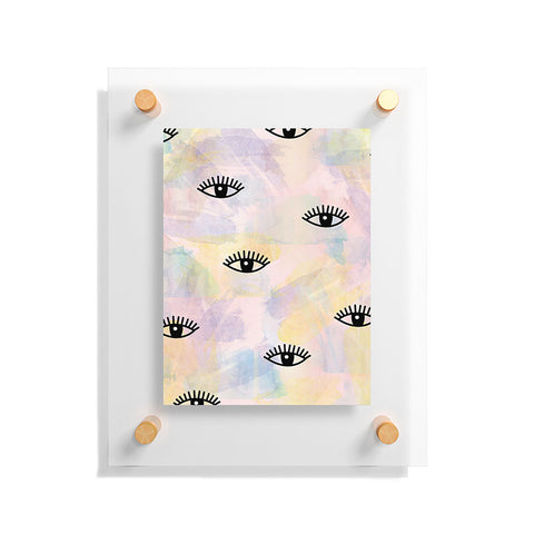Hello Sayang Eye Blush Floating Acrylic Print