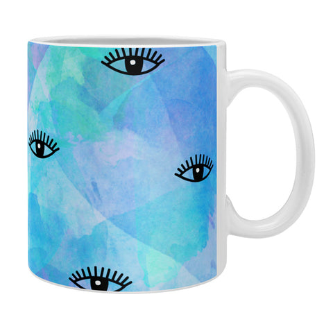 Hello Sayang Eye Blush Blue Coffee Mug