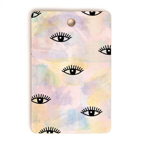 Hello Sayang Eye Blush Cutting Board Rectangle