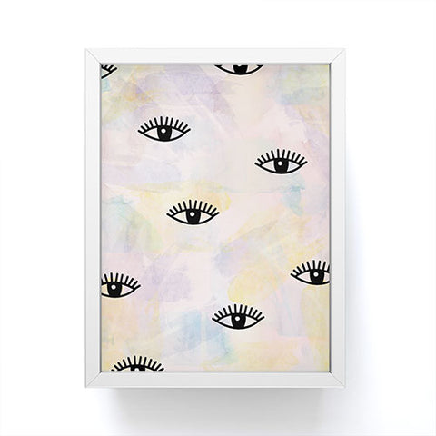 Hello Sayang Eye Blush Framed Mini Art Print
