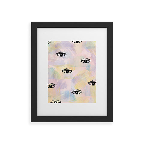 Hello Sayang Eye Blush Framed Art Print