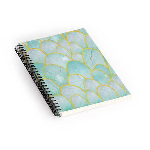 Hello Sayang Fish Scales Spiral Notebook