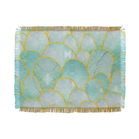 Hello Sayang Fish Scales Throw Blanket