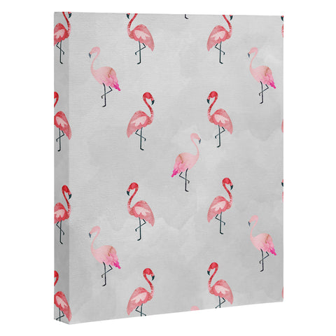 Hello Sayang Flaming Flamingo Art Canvas