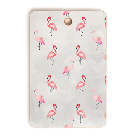 Hello Sayang Flaming Flamingo Cutting Board Rectangle