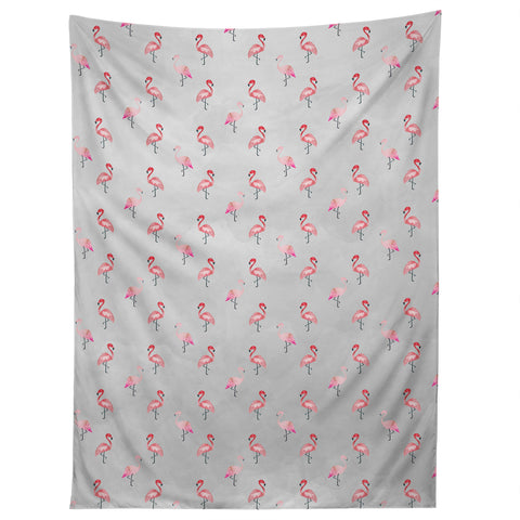 Hello Sayang Flaming Flamingo Tapestry