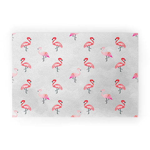 Hello Sayang Flaming Flamingo Welcome Mat