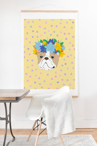 Hello Sayang Frenchies Art Print And Hanger